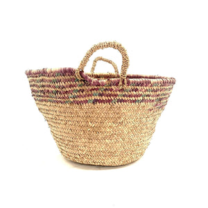 Natuurlijke rieten mand 50x35x32