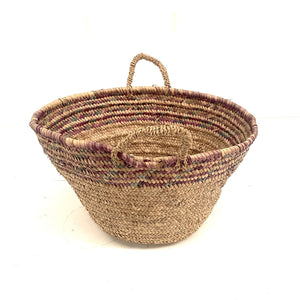 Natuurlijke rieten mand 50x35x32
