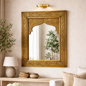 espejo árabe alpaca dorado todra escena