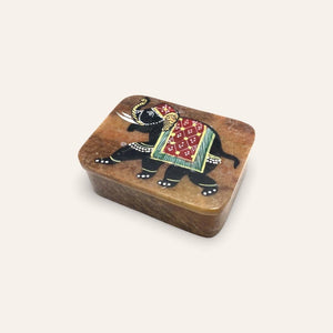 joyero onix rectangular elefante
