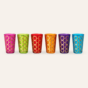 juego vasos de té moruno ALHAMBRA