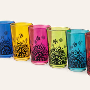 juego vasos de té moruno KAFI detalle