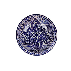 Plato árabe de cerámica de Fez 3 tamaños