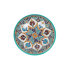 Plato árabe de cerámica de Fez 3 tamaños