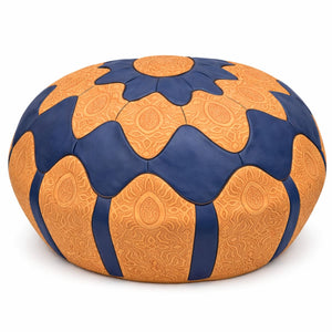 Puff árabe de piel AZRU 55cm