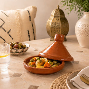 tajín árabe tradicional cerámica esmaltado
