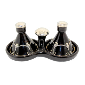 Tajín especiero árabe de cerámica doble - 4 colores