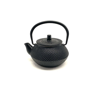 Tetera japonesa de hierro fundido negro