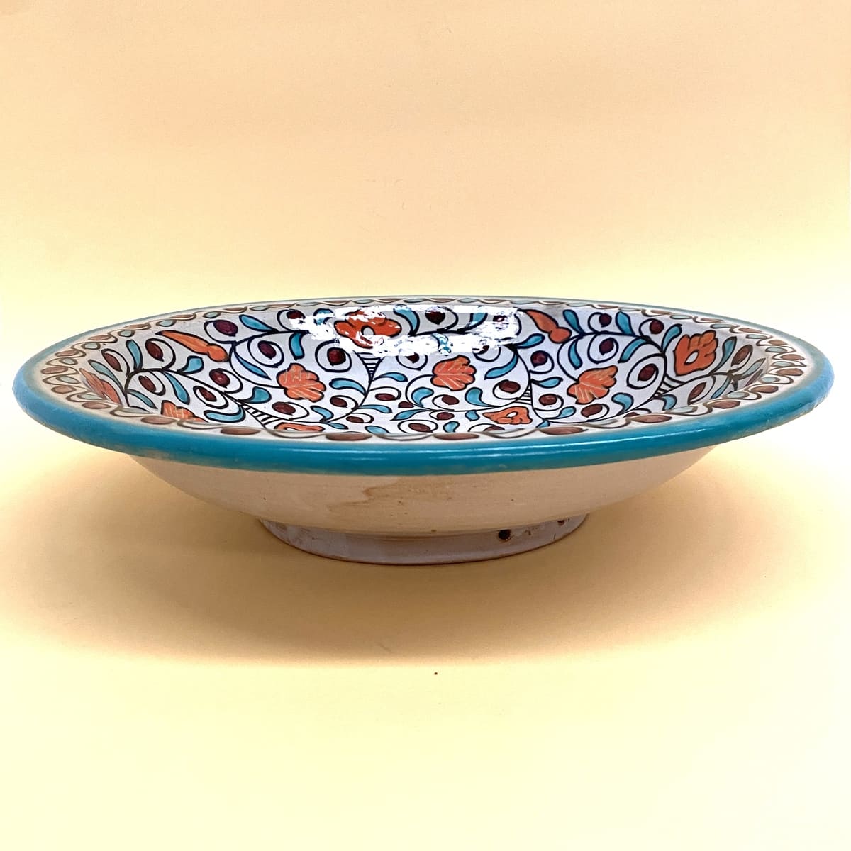 Bloemen Arabisch keramisch bord 40cm