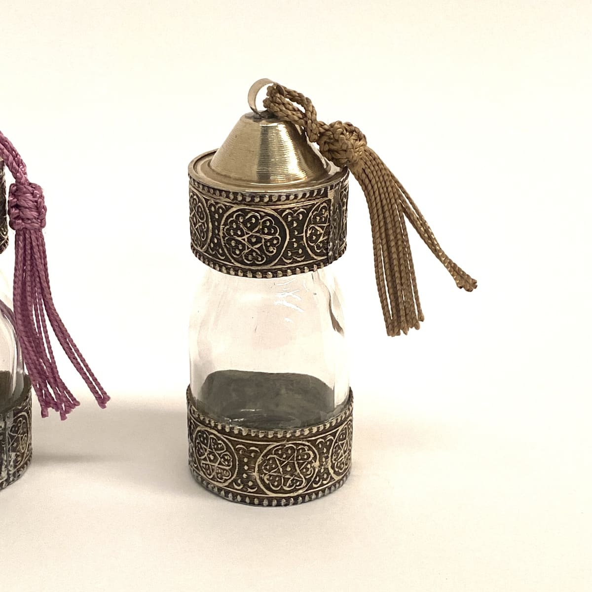 Set van 1/5/10 glazen kruidenpotjes 3,50Ø