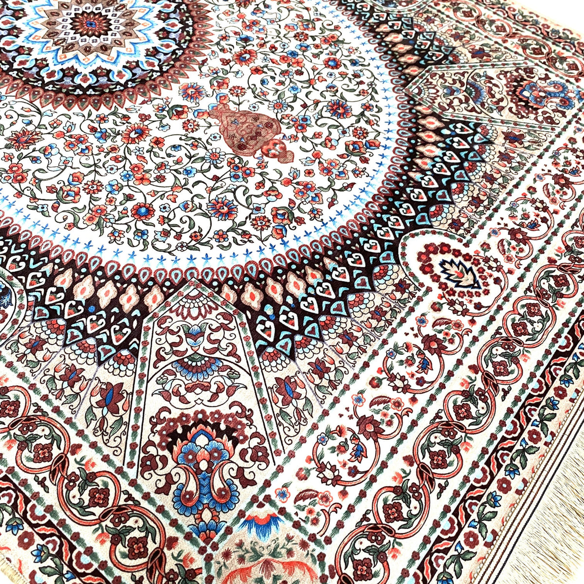 Alfombra turca floral 114x70cm