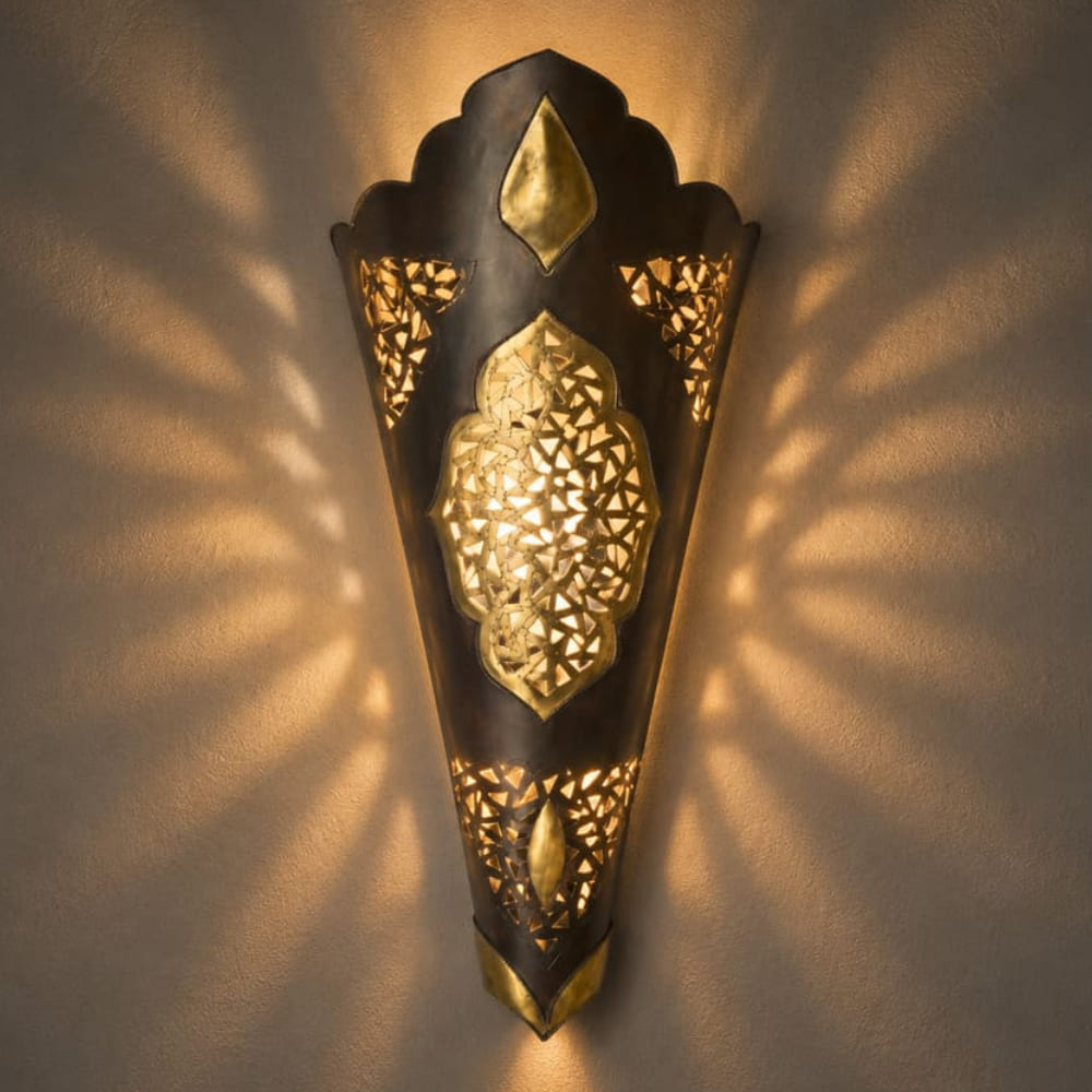aplique árabe cobre latón HAJARA
