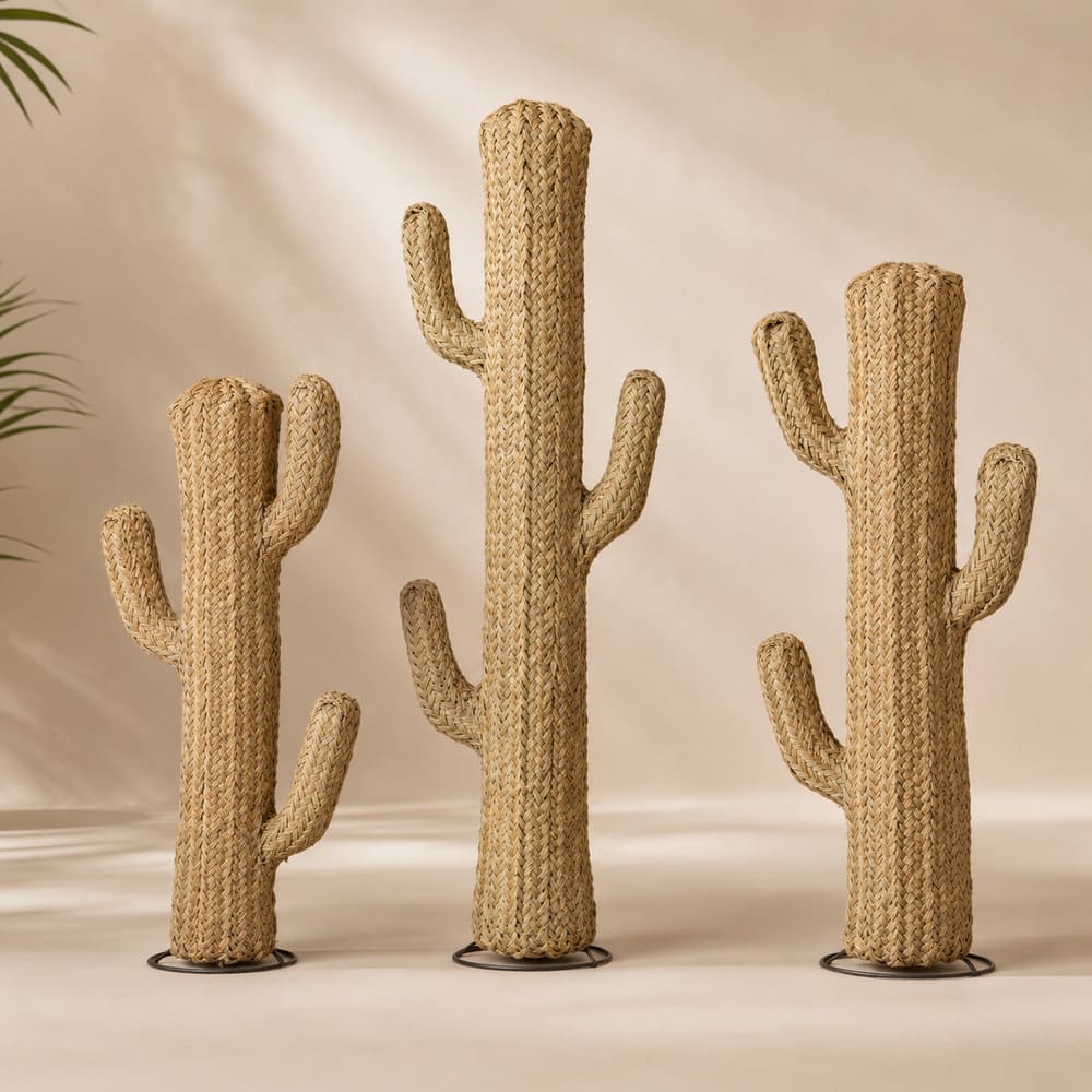 cactus de esparto artesanal