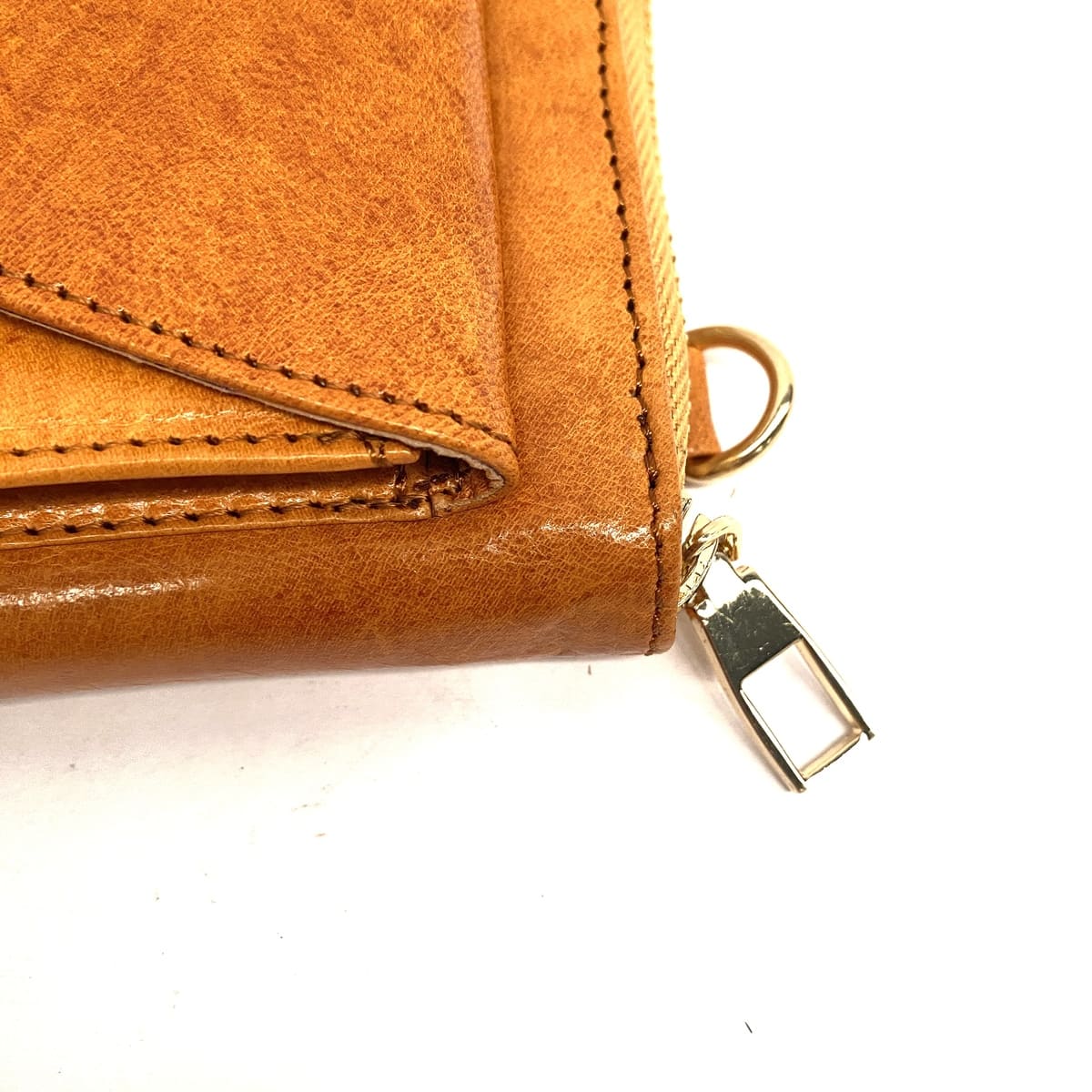 Marokkaanse portemonnee van natuurlijk geitenleer + mobiel hoesje