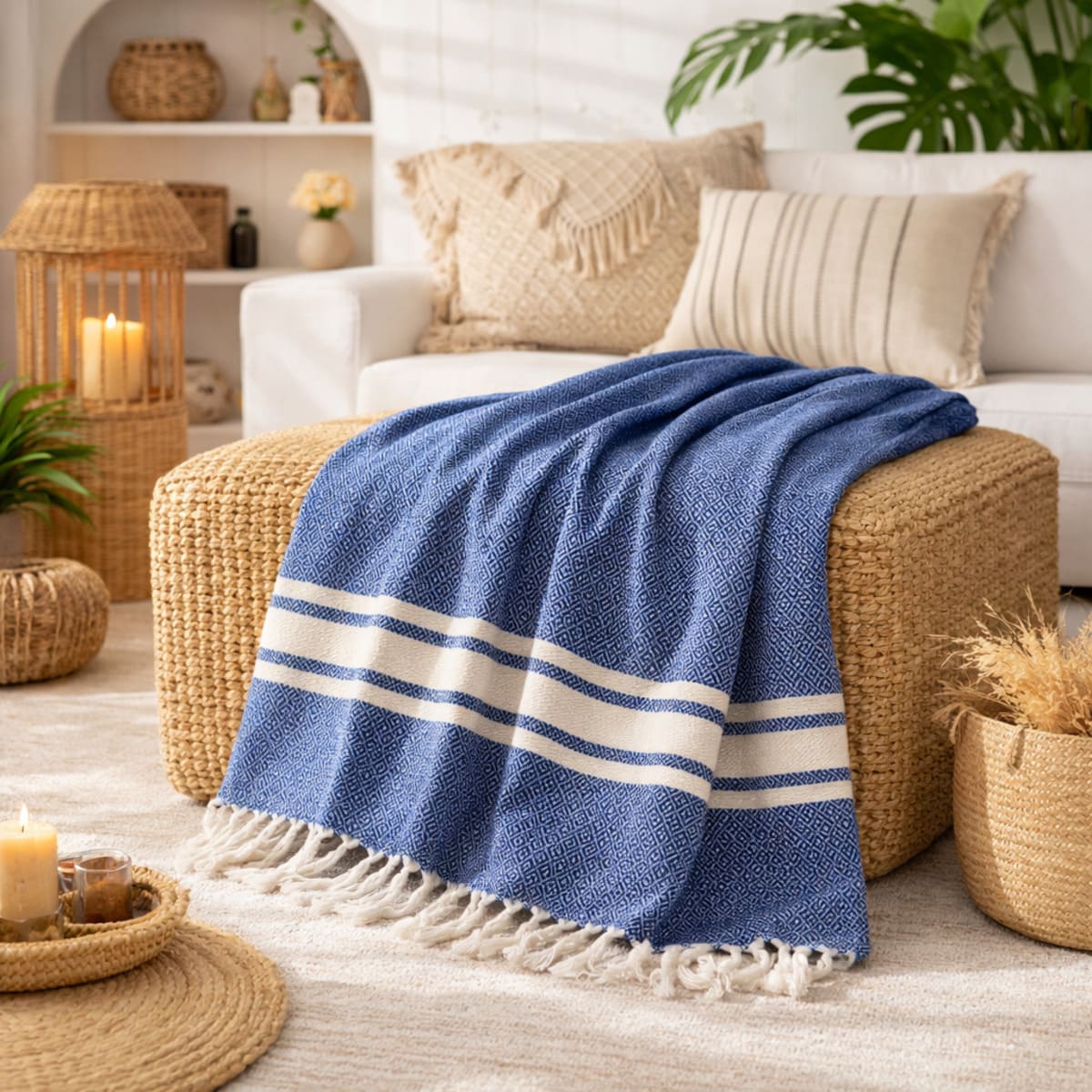 colcha marrakech 185 azul contexto