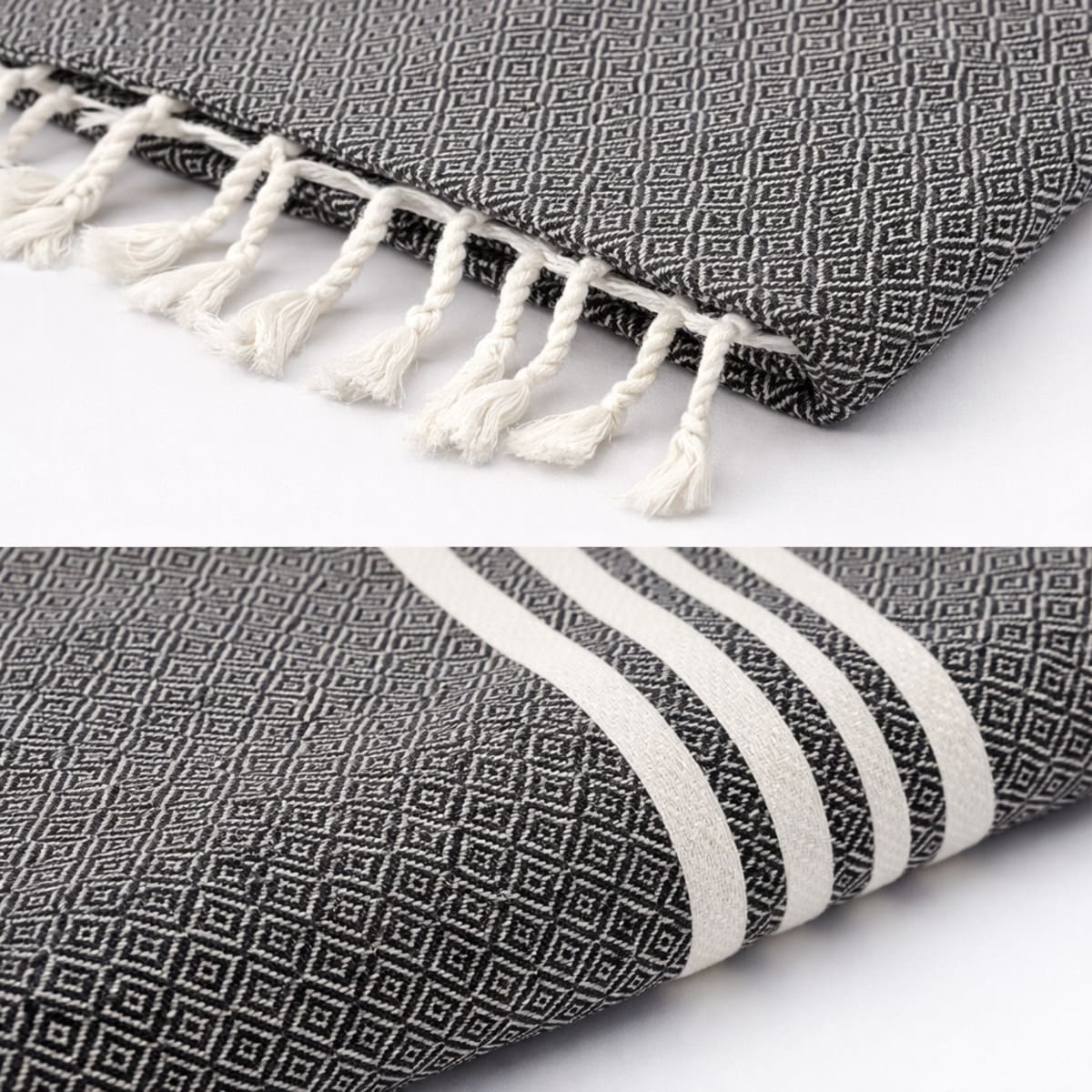 colcha marrakech 185 gris detalle