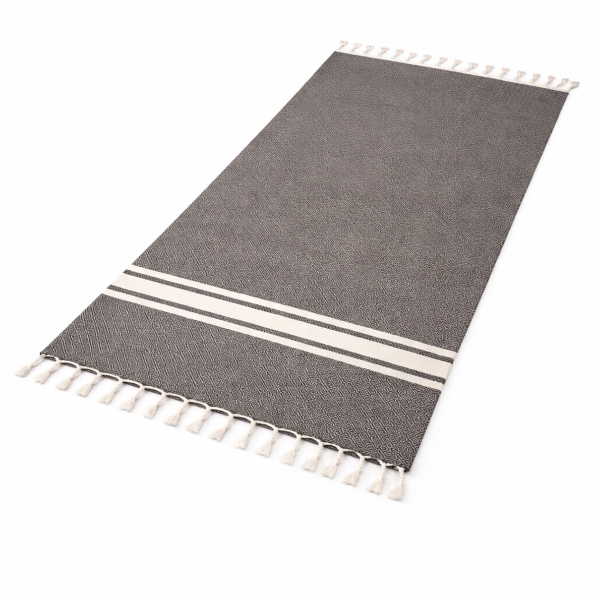 colcha marrakech 185 gris extendida