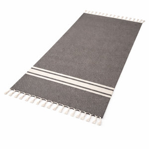 colcha marrakech 185 gris extendida