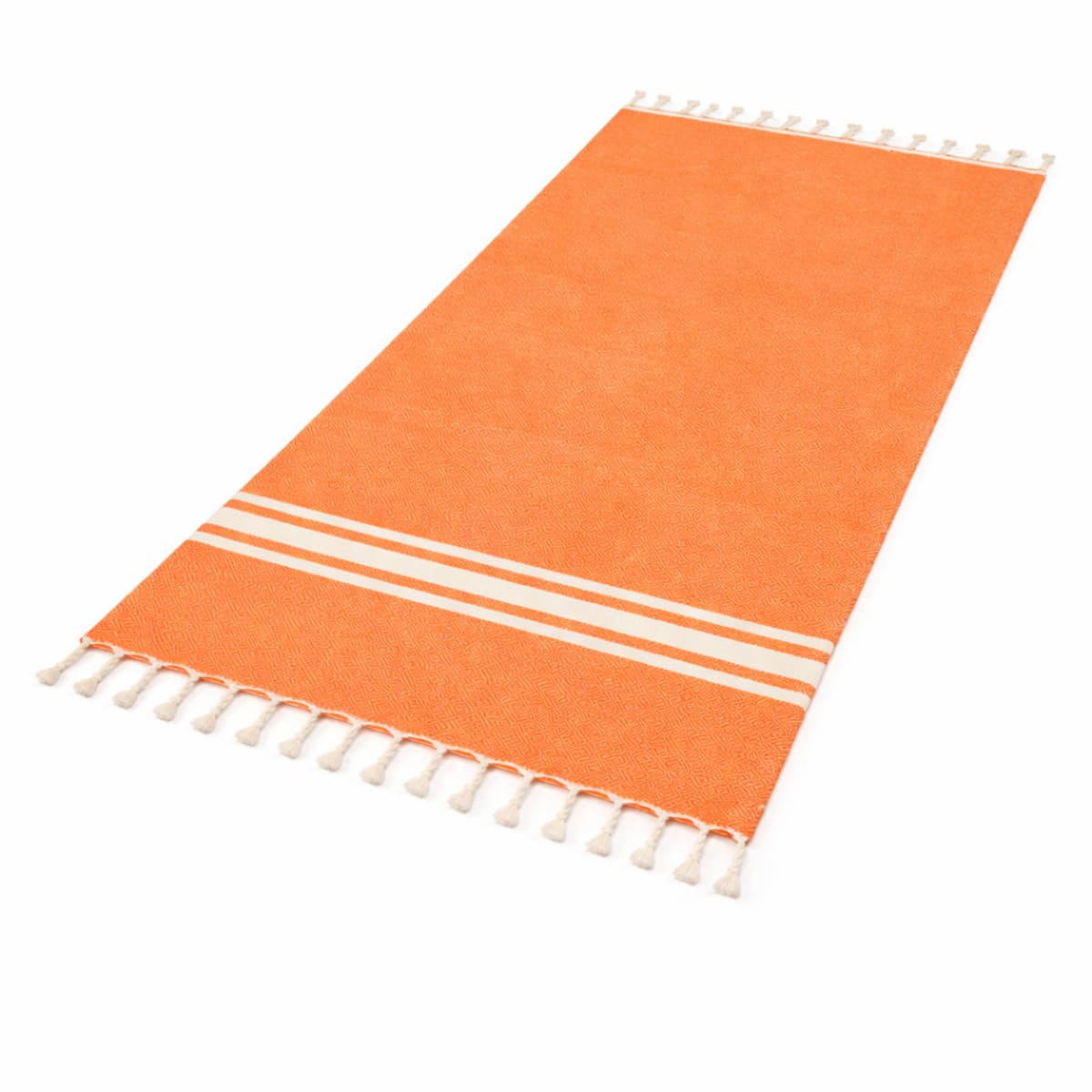 colcha marrakech 185 naranja extendida