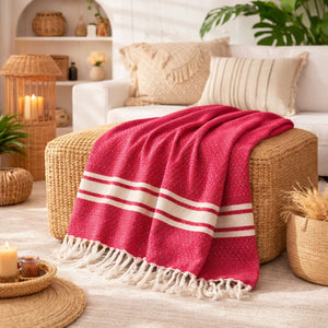 colcha marrakech rosa 185cm contexto