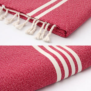 colcha marrakech rosa 185cm detalle