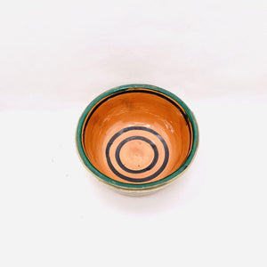 Cuenco marroquí de cerámica y alpaca árabe