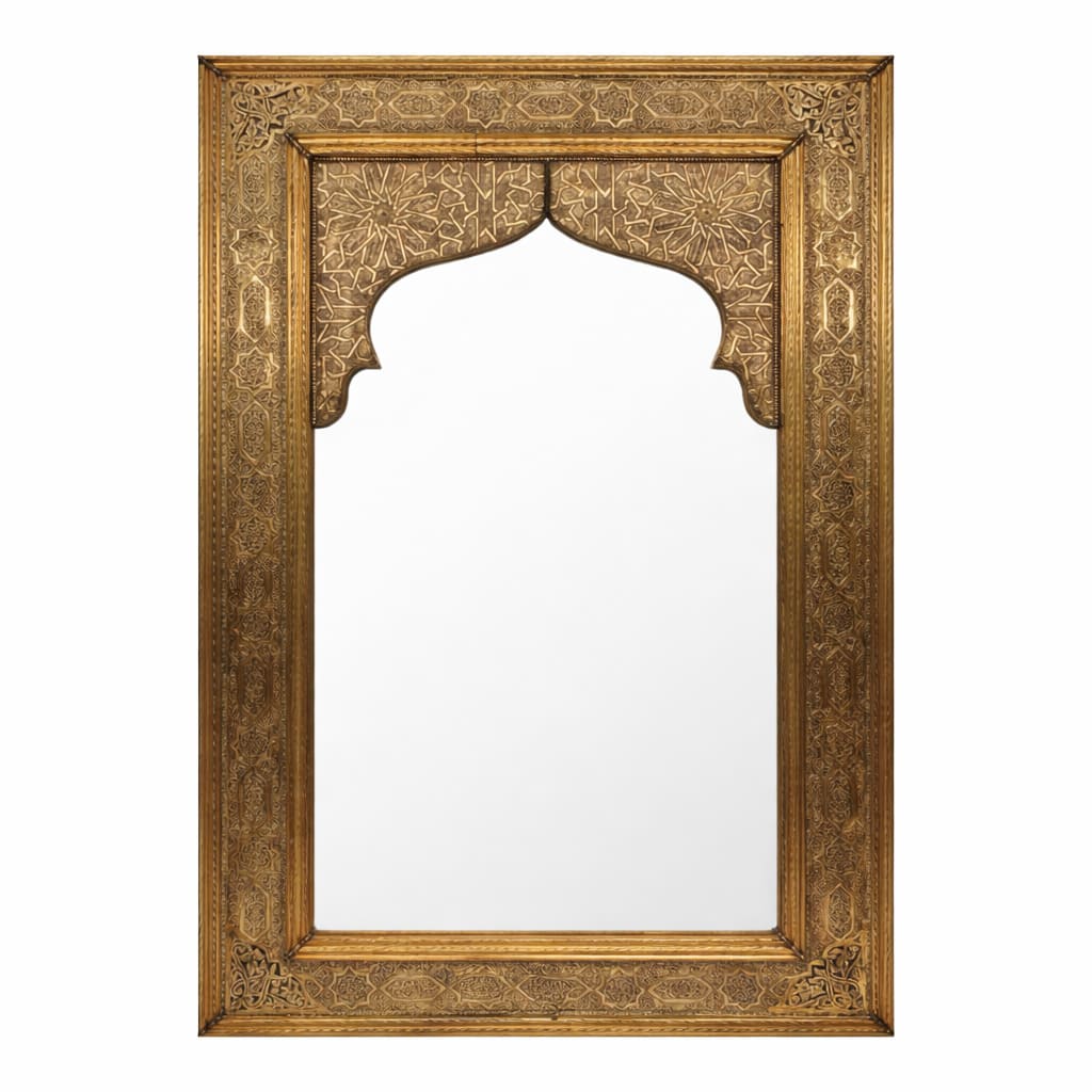 espejo árabe alpaca dorado todra