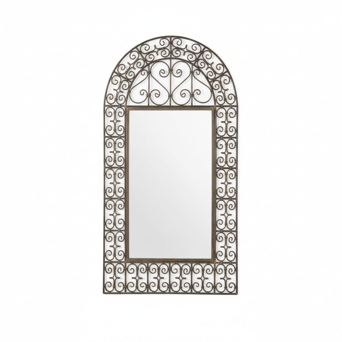 espejo marco forja grande