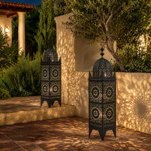 farol marroquí menara hierro exterior