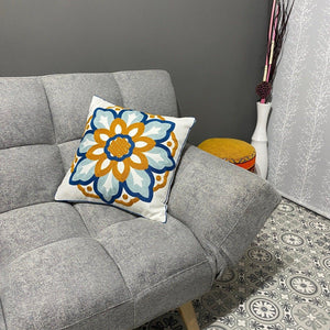 Funda de cojín árabe estilo floral MK4