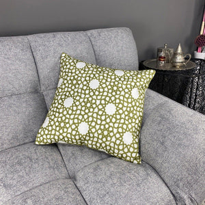 Funda de cojín árabe Estrella pistacho MK5