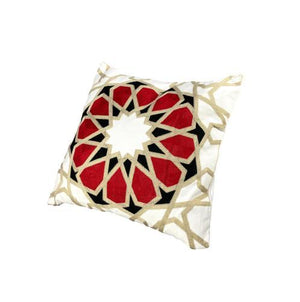 Funda de cojín árabe estrella roja MK11