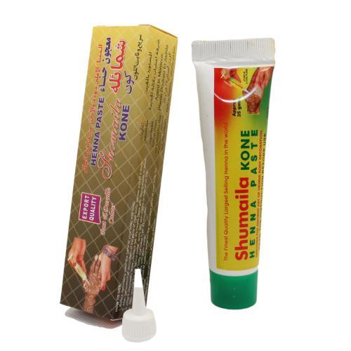 Henna roja en tubo para tatuaje Shomaila