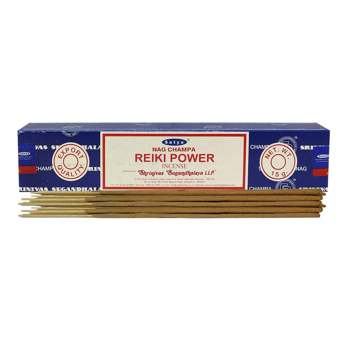 Incienso Reiki Power Satya en varillas