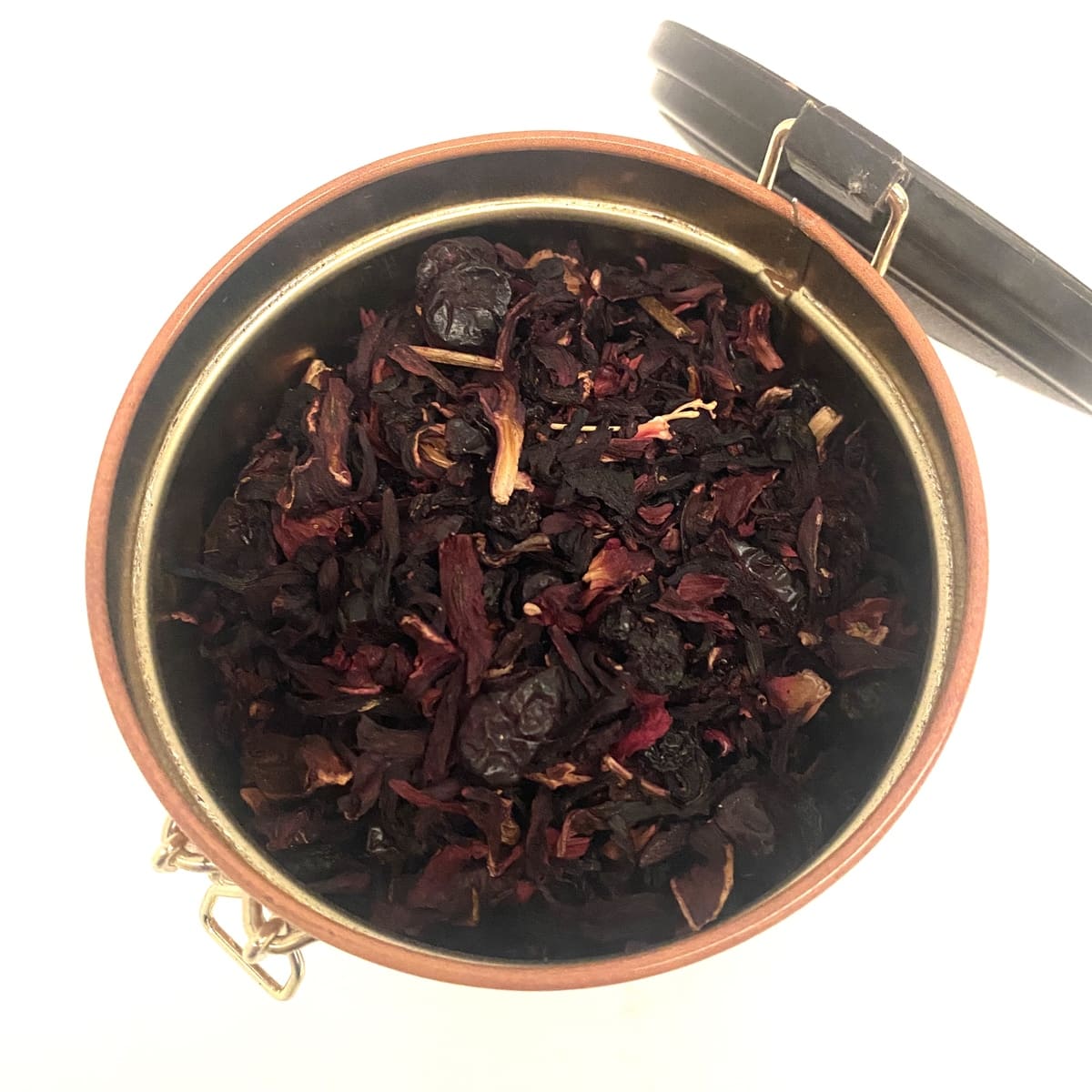 Bosvruchteninfusie - bosbessen, bramen, rozijnen, hibiscus