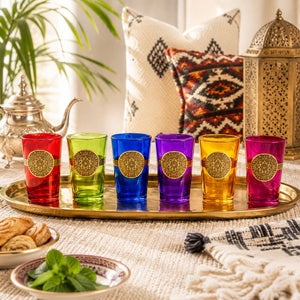 juego vasos de té árabe sol lifestyle
