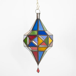 lámpara árabe cristal Diamante Colores