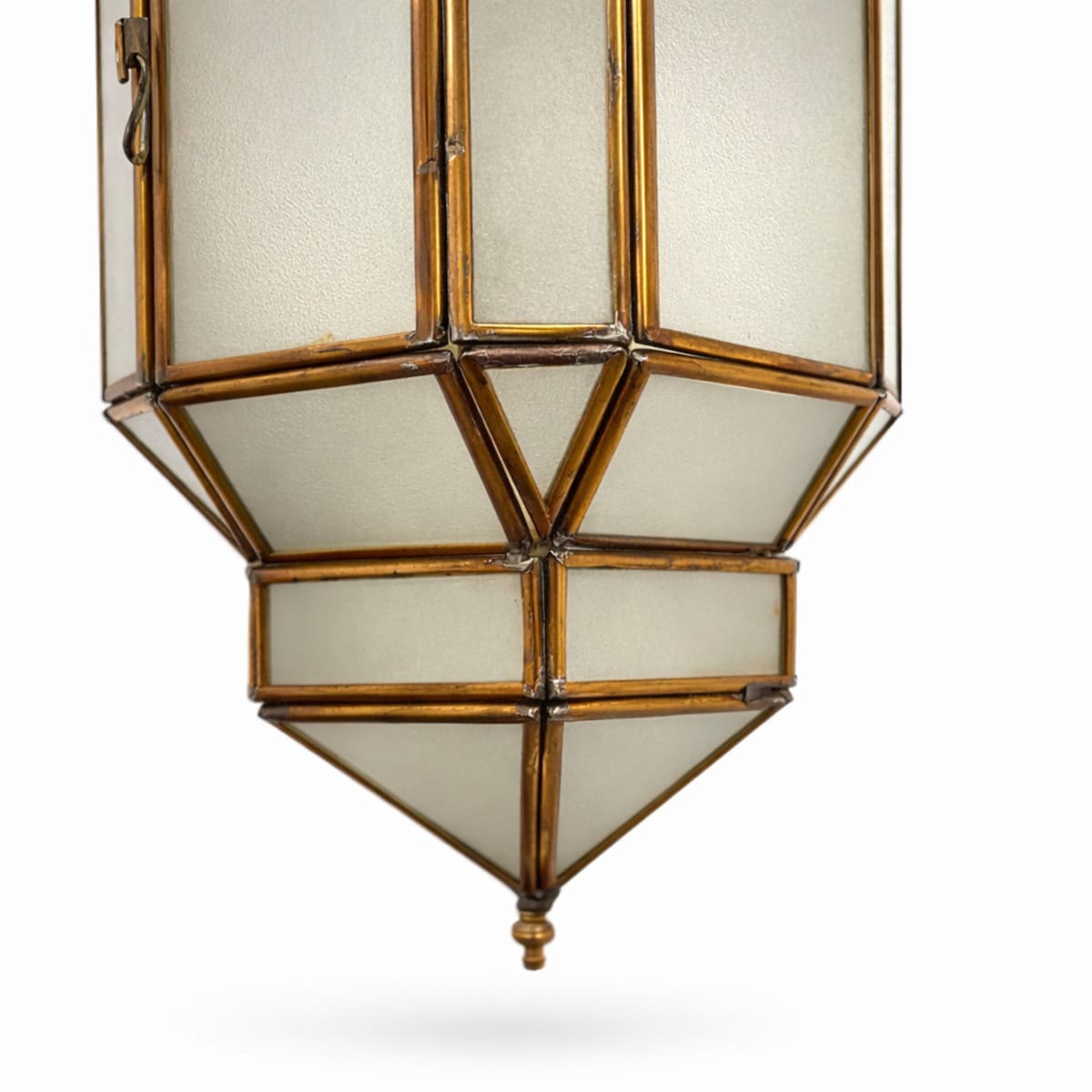 lámpara marroquí de cobre Arbaha detalle