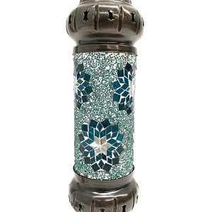 Lámpara turca verde tubo detalle