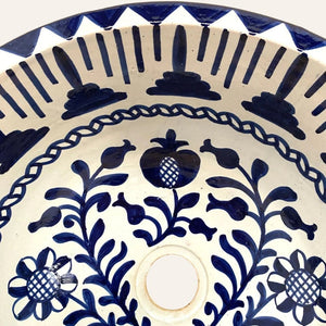 lavabo árabe granadino azul 40cm