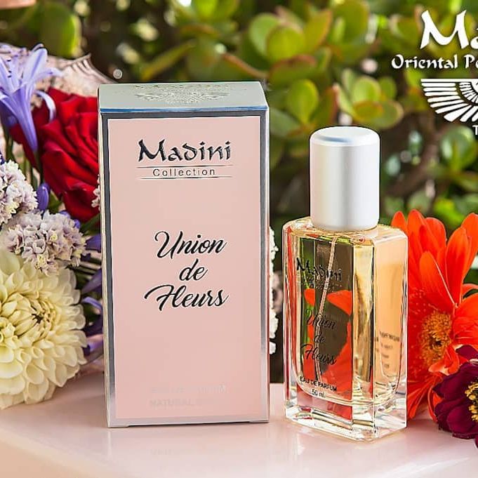 MADINI Union de Fleurs vrouwelijk Arabisch parfummandje + Zeep
