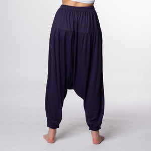 Pantalón bombacho unisex morado S