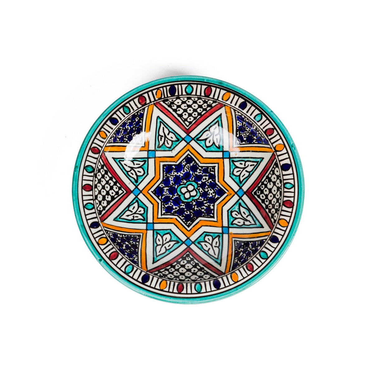 Plato árabe de cerámica de Fez 3 tamaños