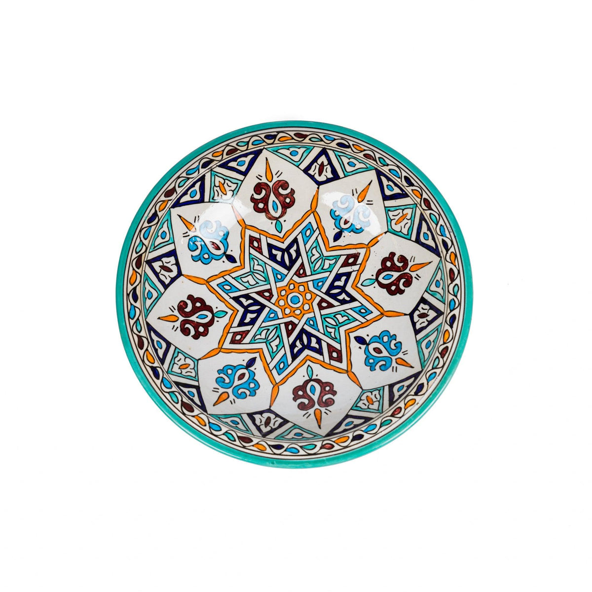 Plato árabe de cerámica de Fez 3 tamaños