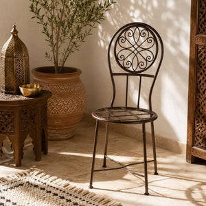 silla árabe cobre lifestyle