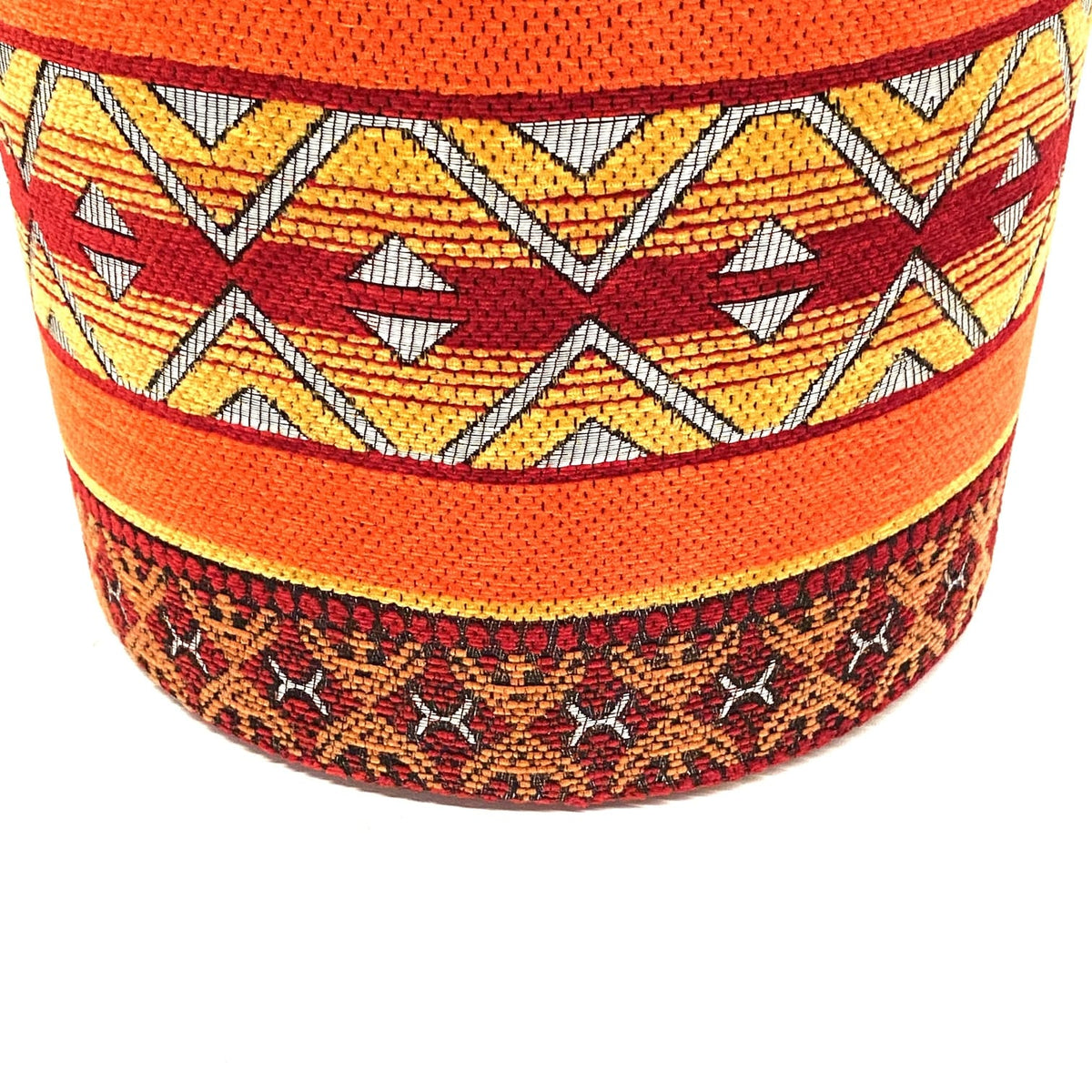 taburete bereber de madera detalle